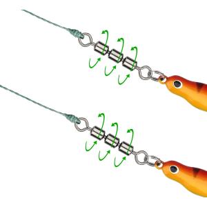 POWERTECH στριφτάρι ψαρέματος τριπλό FISH-0042, 23 x 4.25mm, 20τμχ | Gadgets - Αξεσουάρ | elabstore.gr