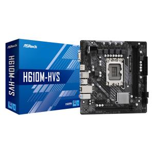 ASROCK μητρική H610M-HVS, 2x DDR4, s1700, USB 3.2 Gen1, mATX | eLabstore.gr ASROCK μητρική H610M-HVS, 2x DDR4, s1700, USB 3.2 Gen1, mATX | PC & Αναβάθμιση | elabstore.gr