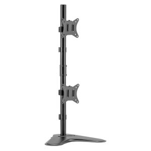 BRATECK βάση γραφείου LDT66-T02V για 2 οθόνες 17"-32", 9kg ανά οθόνη | Εικόνα & Ήχος | elabstore.gr