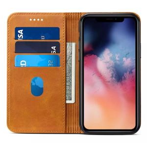 POWERTECH Θήκη Βook MOB-1718 για iPhone 11 Pro, καφέ | Αξεσουάρ κινητών | elabstore.gr
