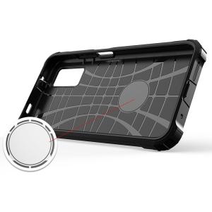 POWERTECH Θήκη Armor Carbon MOB-1726 για Xiaomi Note 11/M4 Pro 5G, μαύρη | Αξεσουάρ κινητών | elabstore.gr