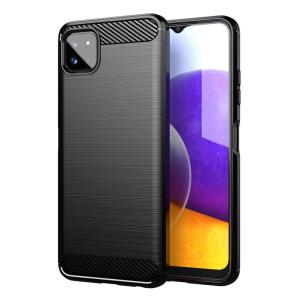 POWERTECH θήκη Carbon MOB-1729 για Samsung A22 5G, μαύρη | Αξεσουάρ κινητών | elabstore.gr