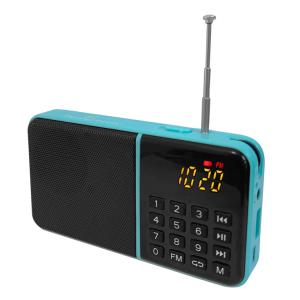 POWERTECH ραδιόφωνο & φορητό ηχείο PT-997, LCD, 1200mah, μπλε | Εικόνα & Ήχος | elabstore.gr