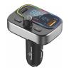 POWERTECH FM Transmitter PT-999 με οθόνη, RGB, QC3.0, Bluetooth, μαύρος | Gadgets - Αξεσουάρ | elabstore.gr