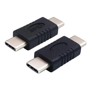 POWERTECH αντάπτορας USB-C αρσενικό σε USB-C αρσενικό PTH-061, μαύρο | Αξεσουάρ κινητών | elabstore.gr