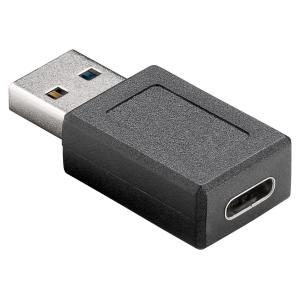 POWERTECH αντάπτορας USB 3.1 αρσενικό σε USB-C θηλυκό PTH-066, μαύρο | Αξεσουάρ κινητών | elabstore.gr