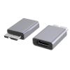 POWERTECH αντάπτορας USB 3.0 Micro B σε USB-C θηλυκό PTH-067, γκρι | Αξεσουάρ κινητών | elabstore.gr