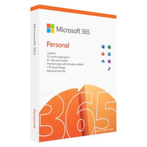 MICROSOFT Office 365 Personal QQ2-00989, English, medialess P6, 1 έτος | Software | elabstore.gr