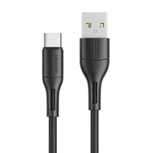 USAMS καλώδιο USB-C σε USB SJ501, 2A, 1m, μαύρο | Αξεσουάρ κινητών | elabstore.gr