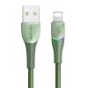 USAMS καλώδιο Lightning σε USB SJ541 με RGB φωτισμό, 2.4A, 1.2m, πράσινο | eLabstore.gr USAMS καλώδιο Lightning σε USB SJ541 με RGB φωτισμό, 2.4A, 1.2m, πράσινο | Αξεσουάρ κινητών | elabstore.gr