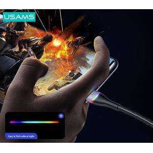 USAMS καλώδιο USB-C σε USB SJ542 με RGB φωτισμό, 3A, 1.2m, μαύρο | eLabstore.gr USAMS καλώδιο USB-C σε USB SJ542 με RGB φωτισμό, 3A, 1.2m, μαύρο | Αξεσουάρ κινητών | elabstore.gr