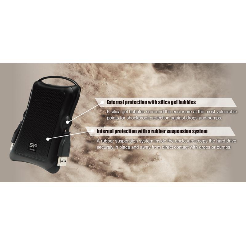 SILICON POWER εξωτερικός HDD Armor A30, 1TB, USB 3.2, μαύρος | eLabstore.gr SILICON POWER εξωτερικός HDD Armor A30, 1TB, USB 3.2, μαύρος | PC & Αναβάθμιση | elabstore.gr