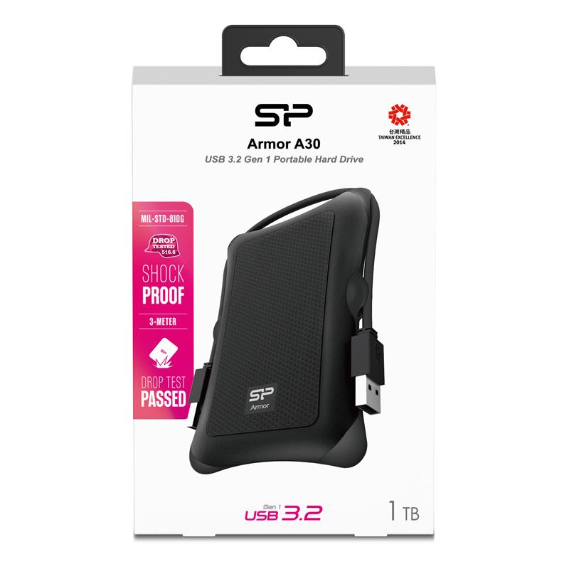 SILICON POWER εξωτερικός HDD Armor A30, 1TB, USB 3.2, μαύρος | eLabstore.gr SILICON POWER εξωτερικός HDD Armor A30, 1TB, USB 3.2, μαύρος | PC & Αναβάθμιση | elabstore.gr