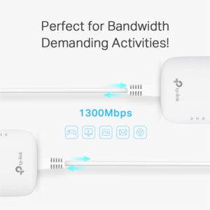 TP-LINK Passthrough Powerline Starter Kit TL-PA8010P KIT, AV1300 Gigabit | Δικτυακά | elabstore.gr