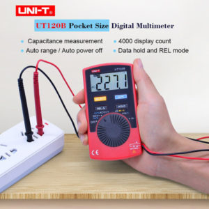 UNI-T ψηφιακό πολύμετρο τσέπης UT120B, 600V DC/AC | Εργαλεία | elabstore.gr