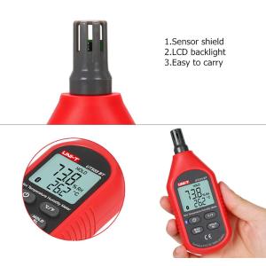 UNI-T ψηφιακό θερμόμετρο & υγρασιόμετρο UT333BT, Bluetooth | Εργαλεία | elabstore.gr