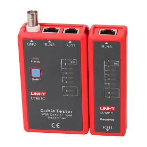 UNI-T tester καλωδίων δικτύου UT681C, RJ45/RJ11/BNC | Εργαλεία | elabstore.gr