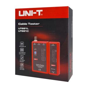 UNI-T tester καλωδίων δικτύου UT681C, RJ45/RJ11/BNC | Εργαλεία | elabstore.gr