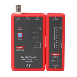 UNI-T tester καλωδίων δικτύου UT681C, RJ45/RJ11/BNC | Εργαλεία | elabstore.gr