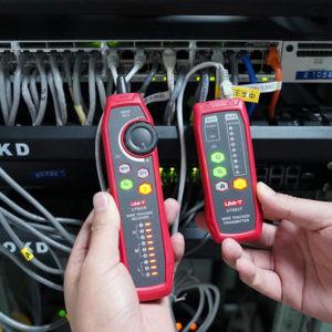 UNI-T tester καλωδίων δικτύου UT683KIT, RJ45/RJ11 | Εργαλεία | elabstore.gr