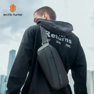 ARCTIC HUNTER τσάντα μέσης YB00029, αδιάβροχη, μαύρη | Οικιακές & Προσωπικές Συσκευές | elabstore.gr