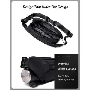 ARCTIC HUNTER τσάντα μέσης YB00043, αδιάβροχη, μαύρη | Οικιακές & Προσωπικές Συσκευές | elabstore.gr