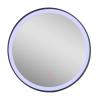 RAVENNA καθρέπτης μπάνιου LED Hilton Oval, 7.5W, Φ60, IP44, μαύρος | Οικιακές & Προσωπικές Συσκευές | elabstore.gr
