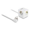 DELOCK πολύπριζο 11497, 3x schuko, USB-C & 2x USB, 16A, 1.5m, λευκό | Τροφοδοσία Ρεύματος | elabstore.gr