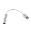 Εξωτερική κάρτα ήχου 7.1 USB to Jack 3.5mm Female για PC/MAC/PS4 Silver NSP SC01 | Περιφερειακά | elabstore.gr