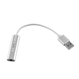 Εξωτερική κάρτα ήχου 7.1 USB to Jack 3.5mm Female για PC/MAC/PS4 Silver NSP SC01 | Περιφερειακά | elabstore.gr