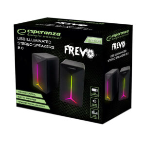 Ηχείο 2.0 USB w/LED Rainbow Frevo EGS105 | Περιφερειακά | elabstore.gr