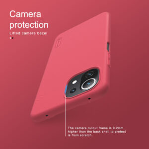NILLKIN θήκη Super Frosted Shield για Xiaomi 11 Lite 4G/5G, μαύρη | Αξεσουάρ κινητών | elabstore.gr