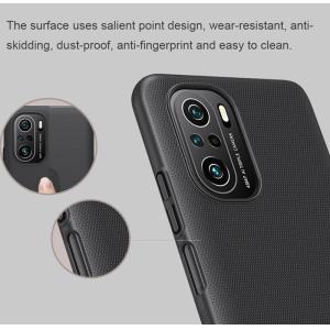 NILLKIN θήκη Super Frosted Shield για Xiaomi K40/Mi 11i/Poco F3, μαύρη | Αξεσουάρ κινητών | elabstore.gr