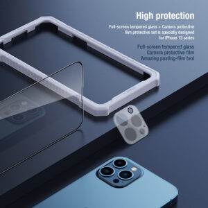 NILLKIN tempered glass & camera protective film για iPhone 13 Pro Max | Αξεσουάρ κινητών | elabstore.gr