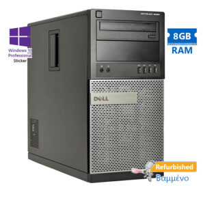 Dell 9020 Tower i7-4790/8GB DDR3/500GB/Nvidia 2GB/DVD/10P Grade A+ Refurbished PC | Refurbished | elabstore.gr