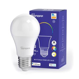 SONOFF smart λάμπα LED B05-BL-A60, Wi-Fi, 9W, E27, 2700K-6500K, RGB | Φωτισμός | elabstore.gr