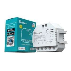 SONOFF smart διακόπτης DUALR3 Lite, 2-Gang, Wi-Fi, 15A, λευκός | Εργαλεία | elabstore.gr