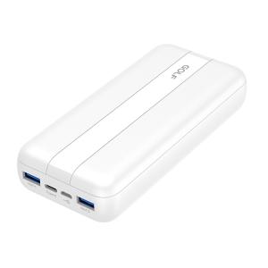 GOLF power bank G93PD, 20000mAh, 3x output, 20W, PD & QC 3.0, λευκό | Αξεσουάρ κινητών | elabstore.gr