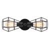 POWERTECH φωτιστικό τοίχου HLL-0058, 2x E27, Φ15, μεταλλικό, μαύρο | Φωτισμός | elabstore.gr