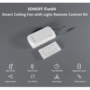 SONOFF smart διακόπτης ανεμιστήρα οροφής IFAN04 με RF χειριστήριο, Wi-Fi | Οικιακές & Προσωπικές Συσκευές | elabstore.gr