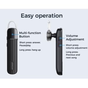 JOYROOM Bluetooth μονό earphone JR-B01, BT 5.0, μαύρο | Αξεσουάρ κινητών | elabstore.gr