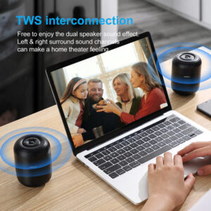 JOYROOM φορητό ηχείο JR-ML01, 5W, BT/micro SD, 2200mAh, IPX4, μαύρο | Εικόνα & Ήχος | elabstore.gr