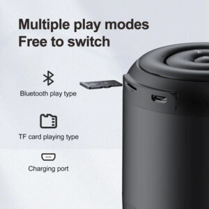 JOYROOM φορητό ηχείο JR-ML01, 5W, BT/micro SD, 2200mAh, IPX4, μαύρο | Εικόνα & Ήχος | elabstore.gr
