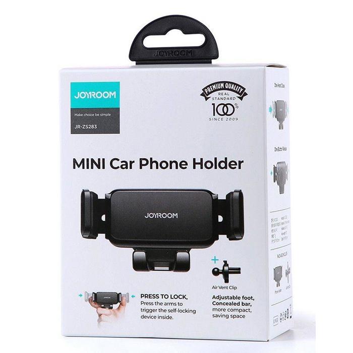 JOYROOM βάση smartphone αυτοκινήτου JR-ZS283-AO, αεραγωγών, μαύρη | eLabstore.gr JOYROOM βάση smartphone αυτοκινήτου JR-ZS283-AO, αεραγωγών, μαύρη | Αξεσουάρ κινητών | elabstore.gr