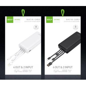 GOLF power bank L206, 20000mAh, 4x output, 2.1A, λευκό | Αξεσουάρ κινητών | elabstore.gr