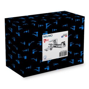 BRUNO αναμεικτική μπαταρία μπάνιου M31569-234C, ασημί | eLabstore.gr