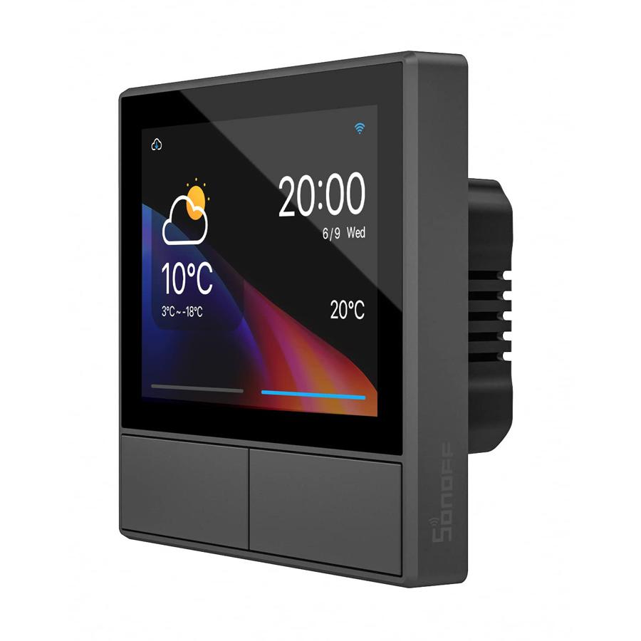 SONOFF smart διακόπτης τοίχου NSPanel με οθόνη αφής, 2-gang, Wi-Fi, γκρι | eLabstore.gr SONOFF smart διακόπτης τοίχου NSPanel με οθόνη αφής, 2-gang, Wi-Fi, γκρι | Εργαλεία | elabstore.gr