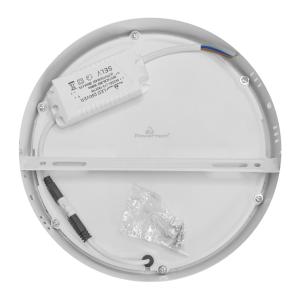 POWERTECH LED panel PAN-0002, 18W, Φ 22.5cm, 4000K, 1820lm, λευκό | eLabstore.gr POWERTECH LED panel PAN-0002, 18W, Φ 22.5cm, 4000K, 1820lm, λευκό | Φωτισμός | elabstore.gr