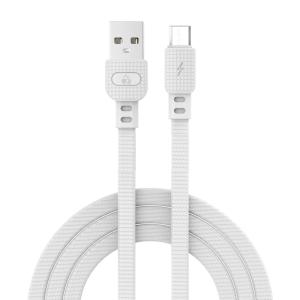 POWERTECH καλώδιο USB σε Micro USB armor PTR-0098, 15W 3A, 1m, λευκό | Αξεσουάρ κινητών | elabstore.gr