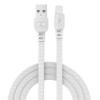 POWERTECH καλώδιο USB σε Lightning armor PTR-0100, 15W 3A, 1m, λευκό | Αξεσουάρ κινητών | elabstore.gr